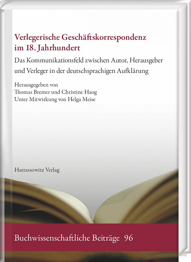 Verlegerische Geschäftskorrespondenz im 18.Jh.